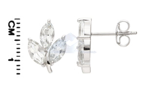 ✨Nova Bloom Stud Earrings –Silver