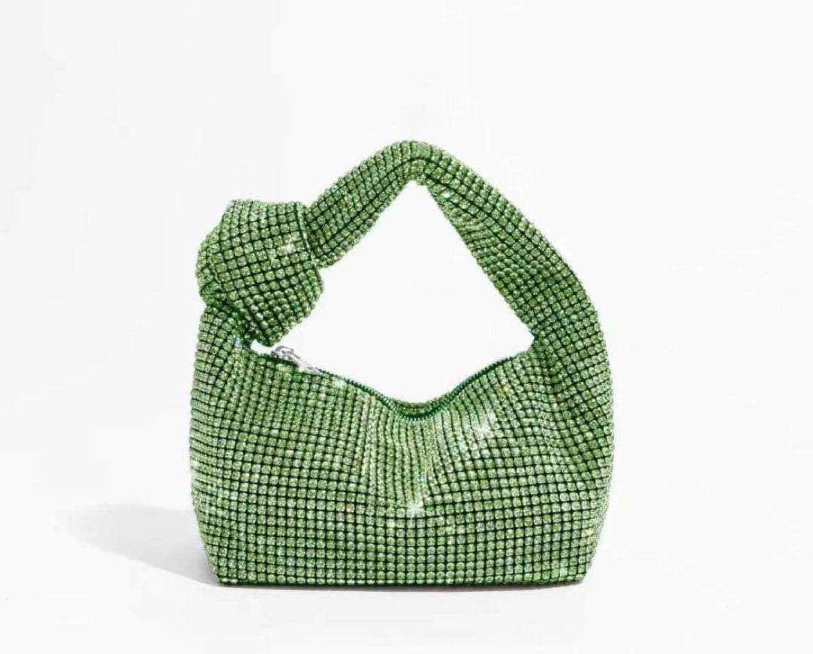 Holly Crystal Bag Green