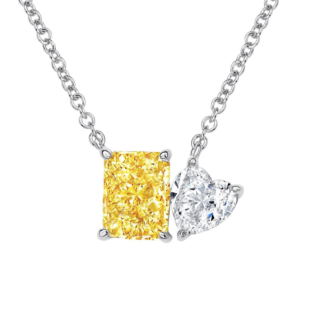 Citrine Toi Et Moi pendant