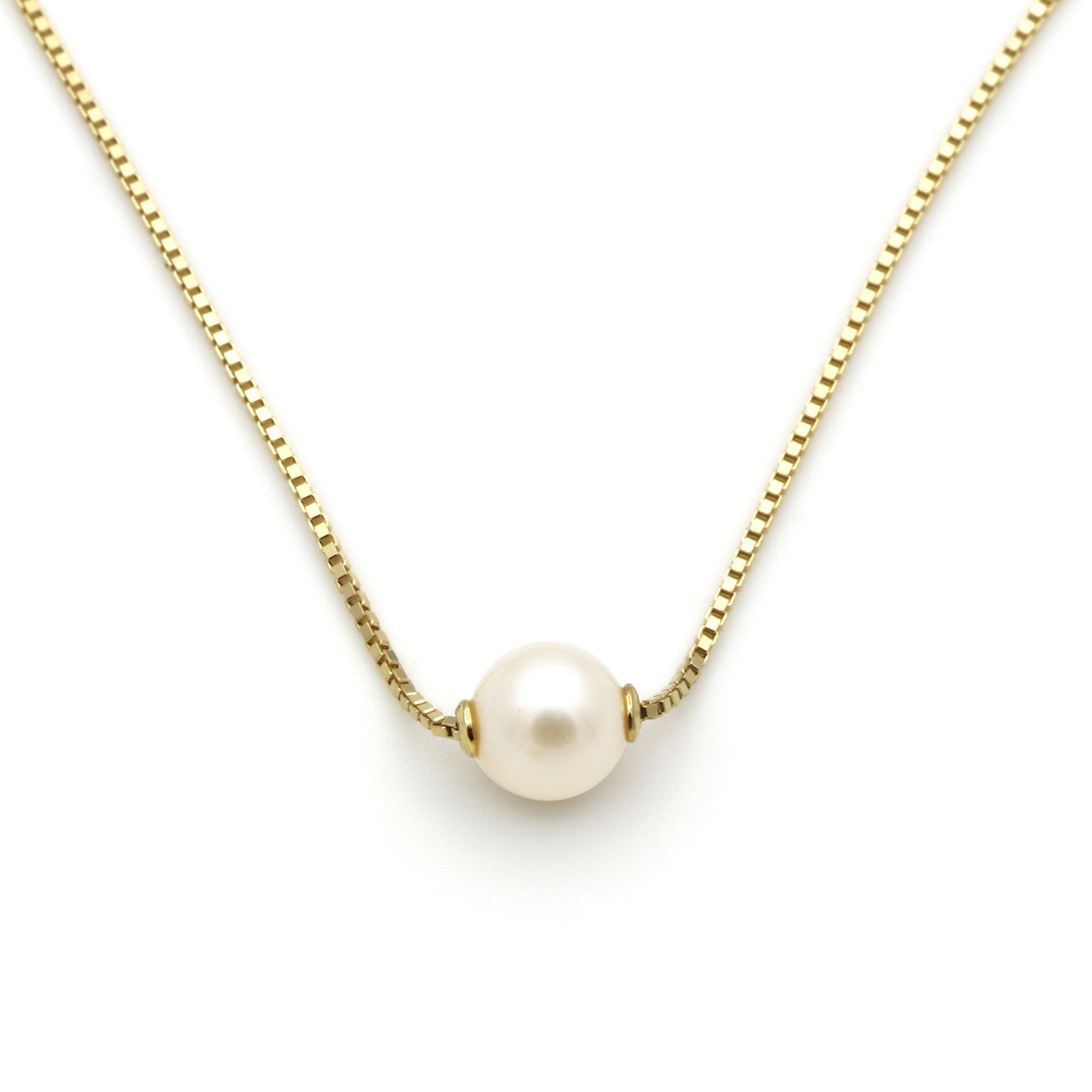 Cabochon bespoke pearl gold
