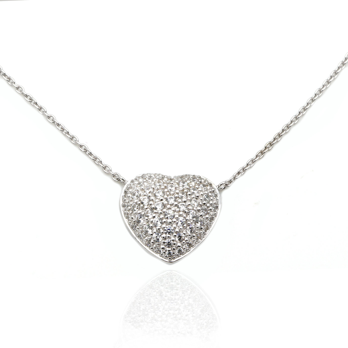 Cabochon Pave Heart