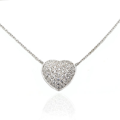 Cabochon Pave Heart