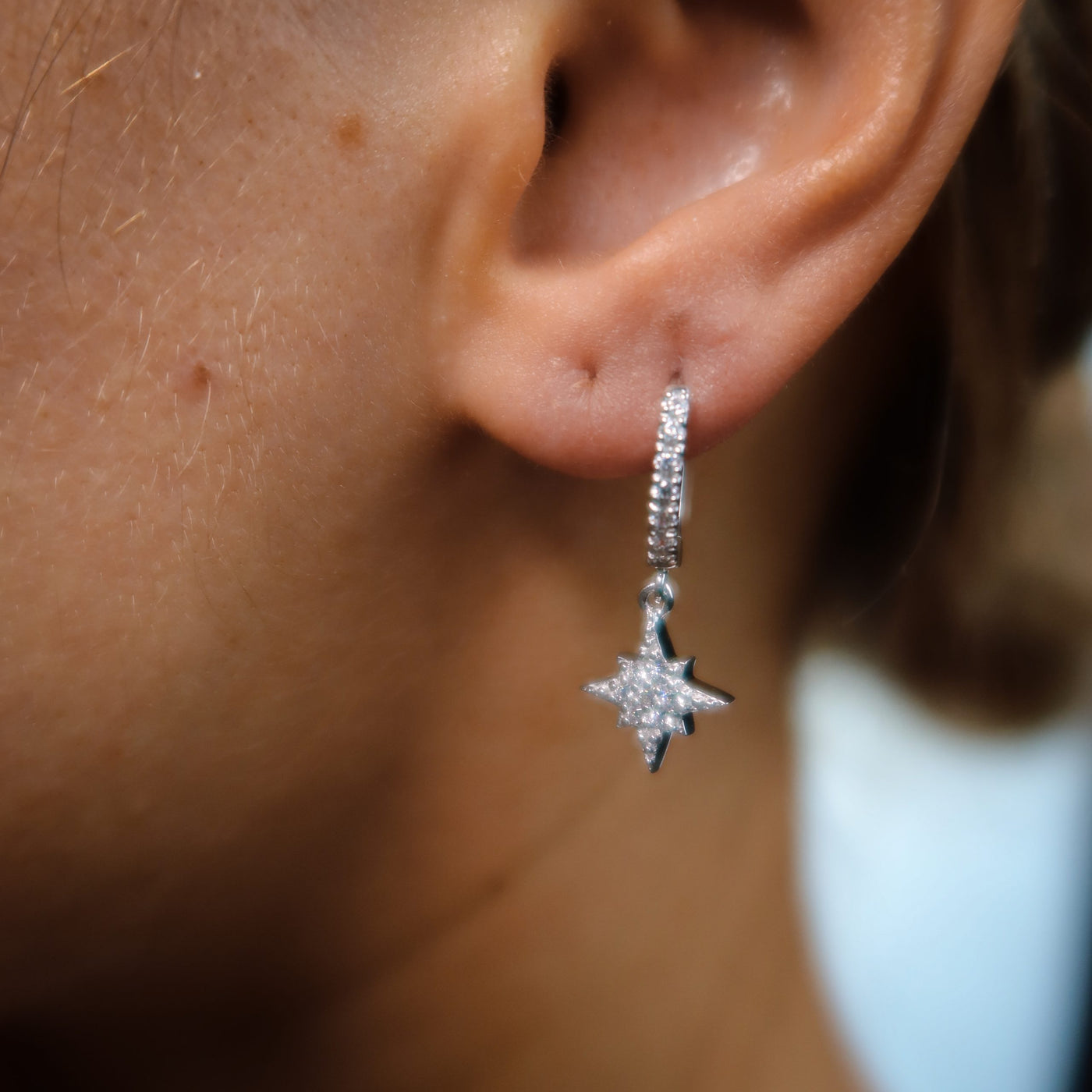 Cabochon Stars Earrings